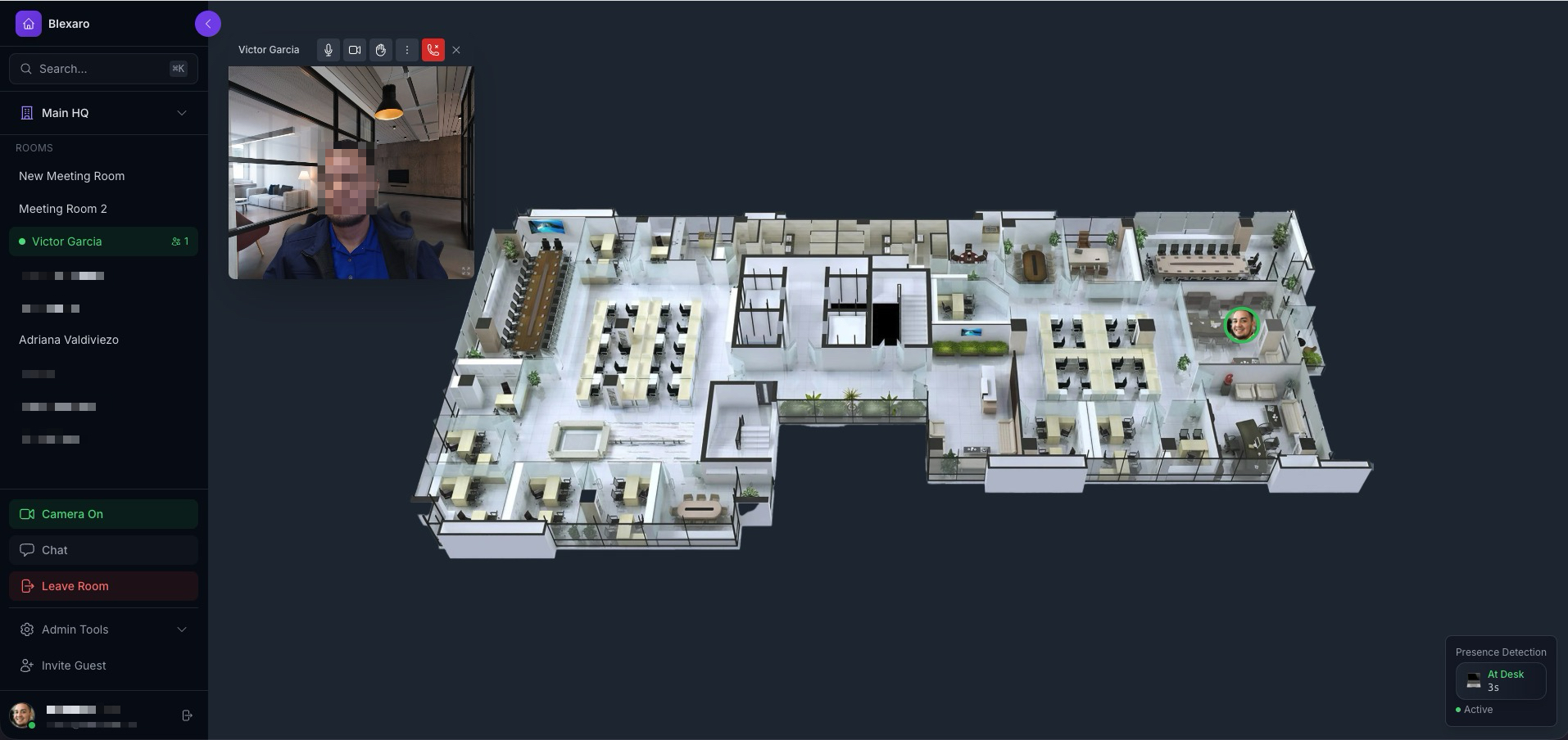 Blexaro Virtual Office Platform